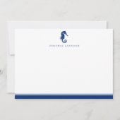 Nautische Navy-Seepferd-Note-Karte Mitteilungskarte (Vorderseite)