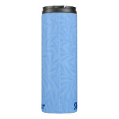 Nautische Niedliche Hundeschenke für Bootseigner Thermosbecher (Rückseite)