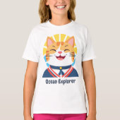 Nautische Niedliche Katzen Geschenke für Bootseign T-Shirt (Vorderseite)