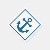 Nautische Papierservietten (Ecke)