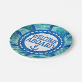 Nautische Party-Teller Pappteller (Schrägansicht)