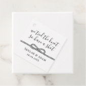 Nautische Pfeife des Knotens, eine Shot-Hochzeit h Geschenkanhänger (Beispiel)