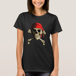 Nautische Piraterie-Piratenflagge T-Shirt