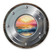 Nautische Porthole-Keramik-Knobs Keramikknauf (Vorderseite)