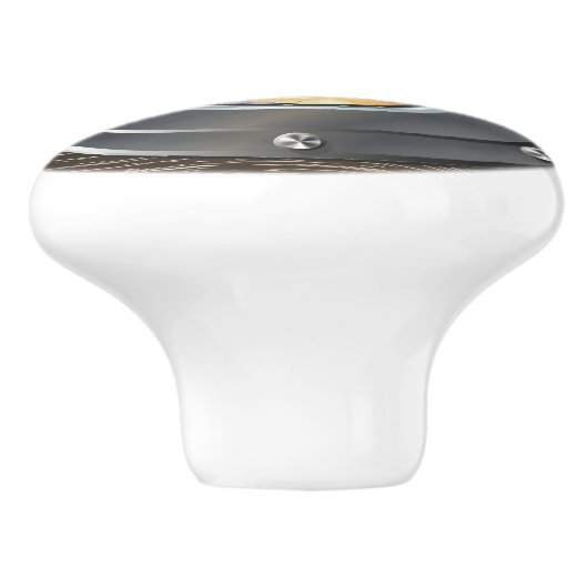 Nautische Porthole-Keramik-Knobs Keramikknauf (Seitenansicht)