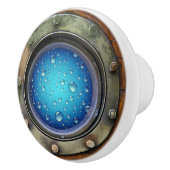 Nautische Porthole-Schubknöpfe Keramikknauf (Rechts)