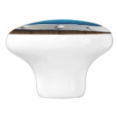 Nautische Porthole-Schubknöpfe Keramikknauf (Seitenansicht)