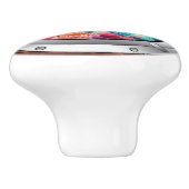 Nautische Porthole-Schubknöpfe Keramikknauf (Seitenansicht)