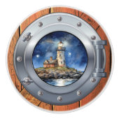 Nautische Porthole-Schubknöpfe Keramikknauf (Vorderseite)