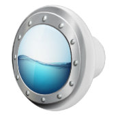 Nautische Porthole-Schubknöpfe Keramikknauf (Rechts)