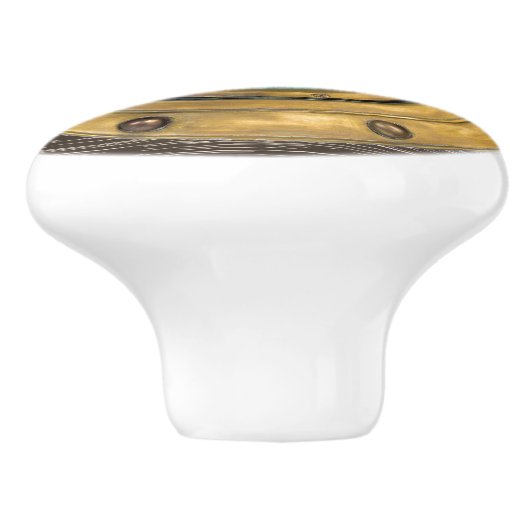 Nautische Porthole-Schubknöpfe Keramikknauf (Seitenansicht)