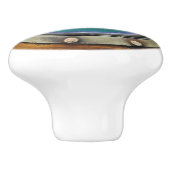 Nautische Porthole-Schubknöpfe Keramikknauf (Seitenansicht)