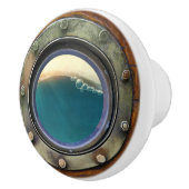 Nautische Porthole-Schubknöpfe Keramikknauf (Rechts)