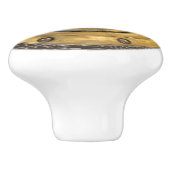 Nautische Porthole-Schubknöpfe Keramikknauf (Seitenansicht)