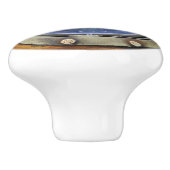 Nautische Porthole-Schubknöpfe Keramikknauf (Seitenansicht)