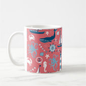 Nautische Rose Kaffeetasse (Links)