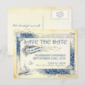 nautische Save-the-Date POSTKARTEN (Vorne/Hinten)