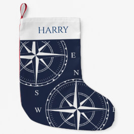 Nautische Schiffe umfassen die blaue Küste der Mar Kleiner Weihnachtsstrumpf