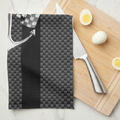 Nautische Schifffahrt in der Dekoration für Kohlen Küchentuch (Viertel Falte)