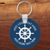 Nautische Schlüsselanhänger mit benutzerdefinierte (Vorderseite)