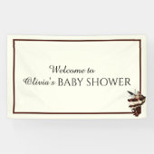 Nautische Schmetterlinge unter der Muschel Banner (Horizontal)