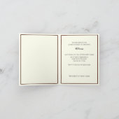 Nautische Schmetterlinge unter der Muschel Einladung (Innenseite)