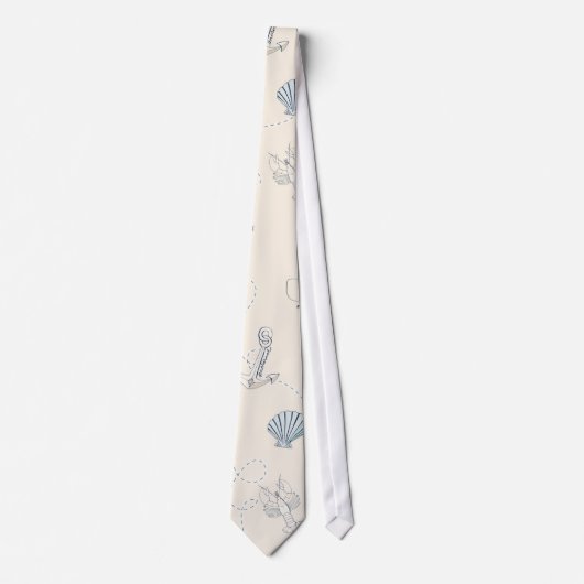 Nautische See Krawatte (Vorderseite)