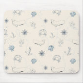 Nautische See Mousepad (Vorne)
