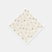 Nautische See Serviette (Ecke)