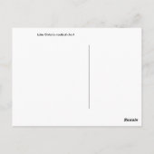 Nautische Seekarte des Ontario Postkarte (Rückseite)