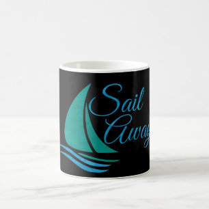 Nautische Segel weg Kaffeetasse