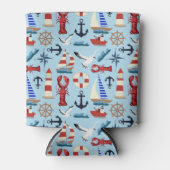 Nautische Segelboote Dosenkühler (Vorderseite)