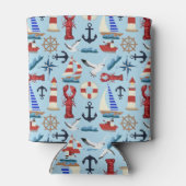 Nautische Segelboote Dosenkühler (Rückseite)