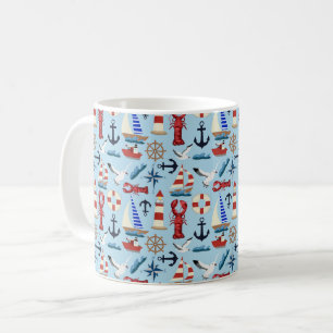 Nautische Segelboote Kaffeetasse