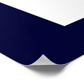 Nautische Signalflags ACK Nantucket Poster (Ecke)