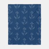 Nautische Spirituosen, Navy Blue Fleecedecke (Vorderseite)