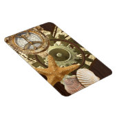 Nautische Steampunk Gears Magnet (Rechte Seite)