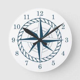 Nautische Sternuhr Runde Wanduhr