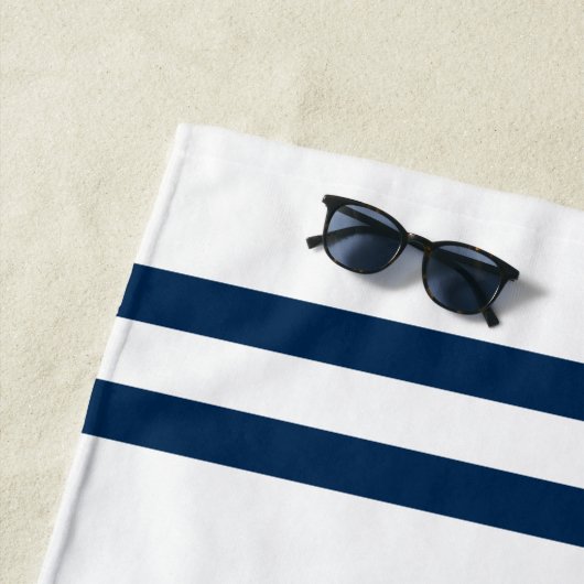 Nautische Sternwillkommen an Bord benutzerdefinier Strandtuch (Beispiel)