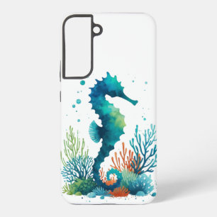 nautische/Strand-/Küsten-Seepferd-Kunst Samsung Galaxy Hülle