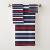 Nautische Streifen Badhandtuch Set (Insitu)