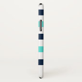 Nautische Streifen-Kompassmonogramm Case-Mate iPhone Hülle (Hinten/Rechts)