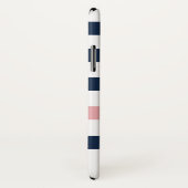 Nautische Streifen-Kompassmonogramm Case-Mate iPhone Hülle (Hinten/Rechts)