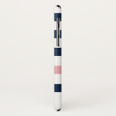 Nautische Streifen-Kompassmonogramm Case-Mate iPhone Hülle (Hinten/Links)