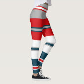 Nautische Streifen Leggings (Rechts)