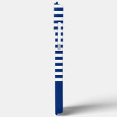 Nautische Streifen+Schiffe Rad blau+weiß Case-Mate iPhone Hülle (Rückseite / Links)