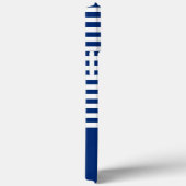 Nautische Streifen+Schiffe Rad blau+weiß Case-Mate iPhone Hülle (Rückseite / Rechts)