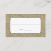 Nautische Streifen und Verankerungskarten Platzkarte (Rückseite)