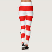 Nautische Strickanker-Leggings Leggings (Rückseite)