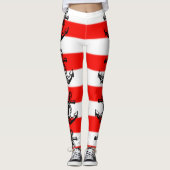 Nautische Strickanker-Leggings Leggings (Vorderseite)